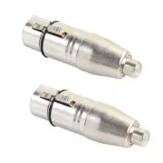 2Pcs XLR to Adapter, Female to XLR Female Adapter Jack Plug Adapter O9T61009