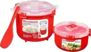 Sistema 82001 Microwave Rice Cooker (2.6L) Round Microwave Food Container NEW