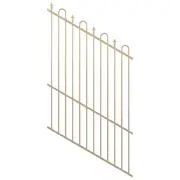 ProtectorAl 350 - 1200 x 1800mm Primrose Raked 16-30º Loop And Spear Top Pool Fence Panel