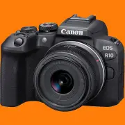 Canon EOS R10 Mirrorless Camera with 18-45mm Lens - Brand New