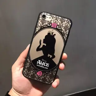 現貨/預購 iPhone 6/6plus/6s/6s plus/7/7 plus迪士尼 浮雕愛麗絲剪全包矽膠軟手機殼