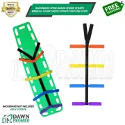 Backboard Color Coded Spider Straps for Spine Board Stretcher A+ Quality