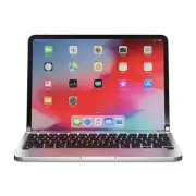 Brydge BRY4011-B Wireless Keyboard & Magnetic Cover for 11" iPad Pro, Silver