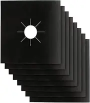 Spendeal Stove Burner Covers - Gas Stove Protectors Reusable, Non-Stick, Fast Clean Liners for Kitchen/Cooking. Stove top Covers Gas Burners Size 10.6" x 10.6" BPA Free (8 Packs)