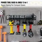 Drill Holder Power Tool Storage Power Tool Storage Rack for Garage Home Shed