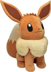 Eevee Poke-mon Plush Stuffed Doll Soft Toy Kids Cute Birthday Gifts 25cm
