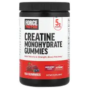 Force Factor, Creatine Monohydrate Gummies, Mixed Berry, 150 Gummies