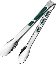 Kitchen Tongs for Kitchen - Stainless Steel Kitchen Tongs | BBQ Grill Tong with Non Slip Grip | Metal Food for Barbecue, Portion, Frying, Boiling, Serving Meat and A