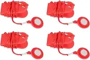 Kellegour Pack of 4 Treadmill Safety Keys, Safety Lock for Treadmills, Safety Switch for Treadmill, Safety Key Treadmill, for Most Treadmills