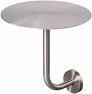 Modern End Table Accent Table, Wall-Mounted Round Side Table for Small Spaces, Coffee Table Tea Table Snack Table for Living Room Office Bar Cocktail Table(50x50x45cm(19.7x19.7x17.7inch))