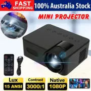 LED Projector 4k 1080p Mini Home Theater WiFi Bluetooth HDMI Cinema for Office