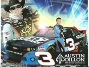 2013 AUSTIN DILLON "ADVOCARE #3 RCR" 2ND VERSION NASCAR NATIONWIDE POSTCARD