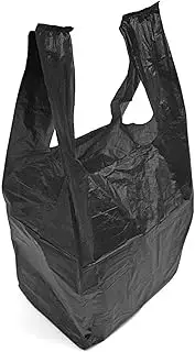 300 Pack Adult Nappy Disposal Bags Black 10% Thicker Nappy Sacks Odour Free Sanitary Disposal Bags Easy Tie Handles Nappy Bags 8x13x18''