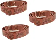 [Ipetboom] Medieval Decorative Sword Holder Belt for Cosplay Retro Renaissance Costume Accessory Unisex Faux Adds Texture to Historical Outfits