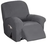 Catzon Recliner Stretch Sofa Slipcover Sofa Cover 4-Pieces Furniture Protector Couch Soft-New Navy