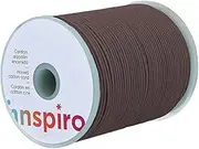 Medium Brown Waxed Fine Cotton Cord 0.5mm - 100m