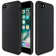 Bakeey Liquid Silicone Soft Case Microfiber Cushion Back Cover Phone Case for iPhone 7/iPhone 8 28 RED