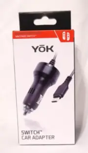 Nintendo Switch Car Adapter Yok USB-C 5V 2A 3'