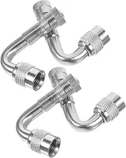 2sets 45 Degree Brass Stem Extension for Valves Quick Install for Car Truck Motorcycle Inflation 4pcs*2