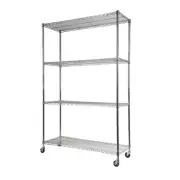 Modular Wire Storage Shelf 1200 x 450 x 1800mm Steel Shelving