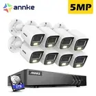 ANNKE 5MP 8CH DVR Home CCTV Security Camera System 2TB HDD Color Night Vision