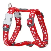 Dog Harness by Red Dingo Style White Spots 4676 Cm
