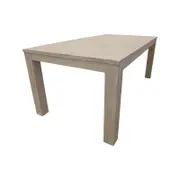 Foxglove Dining Table 150cm Solid Mt Ash Wood Home Dinner Furniture - White