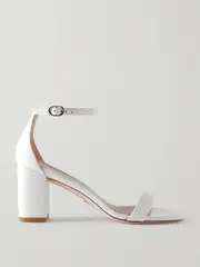 [Stuart Weitzman] Stuart Weitzman - Nudistcurve Leather Sandals - White - US5 US5 White