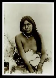 ⫸ 975 Postcard Candelaria, Seri Tribe – 1891 Photo by William Dinwiddle – NEW