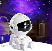 Starwood Astronaut Galaxy Star Projector - Starry Nebula Ceiling Lamp with 8 Modes, Remote, and 360° Adjustable | Aesthetic Bedroom Decor for Kids & Adults (Sitting Posture)