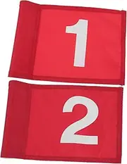 POPETPOP 2pcs Golf Training Flags Portable Practicing Flags for Skill Improvement Golf Course for Practice Sessions and Perfecting Your Swing