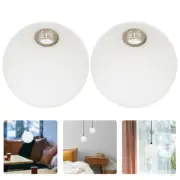 2pcs Glass Globe Lampshade Ceiling Hanging Glass Lamp Cover Ball Shape Lamp