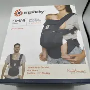 Ergobaby Omni Breeze Baby Carrier All in One SoftFlex Mesh Midnight Blue