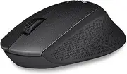 Logitech M330 Silent Plus Wireless Mouse, 2.4GHz with USB Nano Receiver, 1000 DPI Optical Tracking, 2-Year Battery Life, Compatible with PC, Mac, Laptop, Chromebook - Black