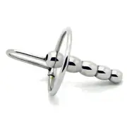 Old School Penis Plug - Surgical Steel 2.5 Inches Hollow Male Urethral Plug
