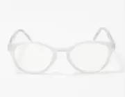 Prive Revaux The Susie Blue Light Readers Strength White Glitter NEW 0 Strength