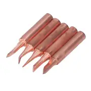 5Pcs Soldering Iron Tip Solder Bit Welding Head Copper Accessory Kit C‑900M‑T❀