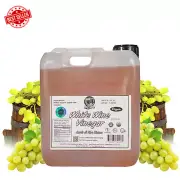 De La Rosa Organic White Wine Vinegar, Filtered, | 5 Liter (Pack of 1)