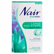 Nair Easiwax Wax Strips Large X 20