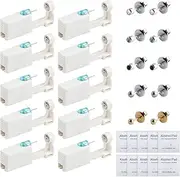 [CONNECTION] Ear Piercing Set, Ear Piercing Gun, Ear Piercing Gun, Disposable Ear Sterile Piercing Gun Kit with Stud Earrings and Alcohol Wadding, Ear Holes Self Piercing Set for Girls Women Men (10