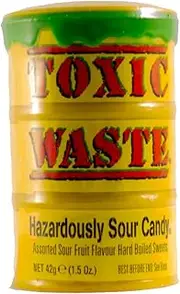 Toxic Waste Hazardously Sour Candy Drum 84 g (Pack of 12)