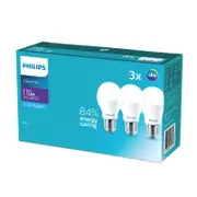 Philips A60 E27 LED 1250Lm Cool Daylight 11W Globe - 3 Pack
