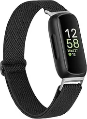 Elastic Bands for Fitbit Inspire 3 Bands & Fitbit Inspire 2 Band &Fitbit Inspire HR Band Women/Men, Soft Stretchy Loop Adjustable Comfortable Sport Replacement Wristbands for Fitbit Inspire 3/2 /HR/ Ace 3/2