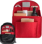 [Generic] Backpack Organizer - Purse Organizer for Backpack Insert | Lightweight Backpack Organizer Liner, Large Bag Organizer with Multi-Pocket for Adults Kids