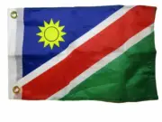 12x18 Namibia Country 100% Polyester Motorcycle Boat Flag Grommets 100D