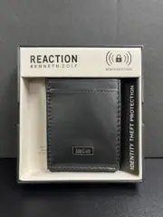 Kenneth Cole REACTION Men's RFID Thin Magnetic Pocket Wallet Black #41