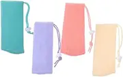 [NULYLU] 4pcs Soap Foaming Bag Bar Soap Pouch Toiletry Pouch Skin-friendly Pe Material