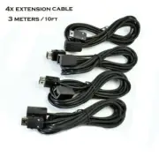 4X SNES Classic Controller Extension Cable 3M (10ft) Extension Cable Power Cord