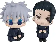 Anjinguang Geto Suguru Gojo Satoru Figure Statue Anime Action Figure 10 cm Mini Look Up Figures Desktop Decoration Model Collection Gifts for Fans
