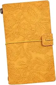 MAGICLULU Embossed Diary Notebook Travel Diary Books for Girls Student Stationery Office Supplies Safe Material